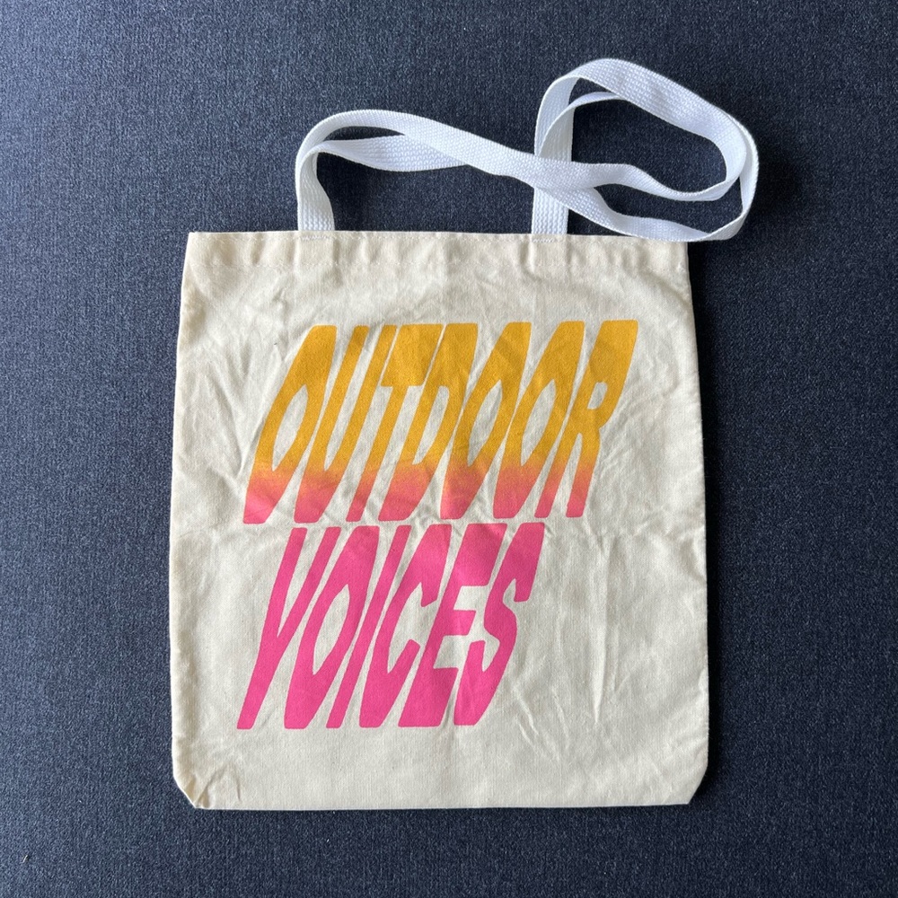 Outdoor Voices Canvas Tote